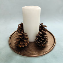 Antique Copper Dish Platter by Light & Living