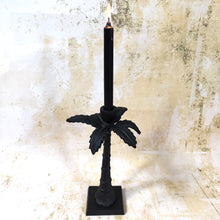 Black Palm Tree Candlestick ~ Taxa ~ inc black candle ~ by Light & Living