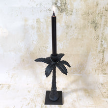 Black Palm Tree Candlestick ~ Taxa ~ inc black candle ~ by Light & Living