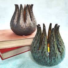 Medusa Candle / Tealight Holder ~ copper or green