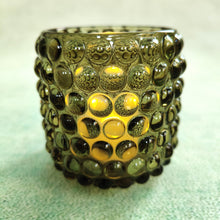 Palet Olive Green Candle / Tealight Holder ~ Olive Green Glass ~ by Light & Living