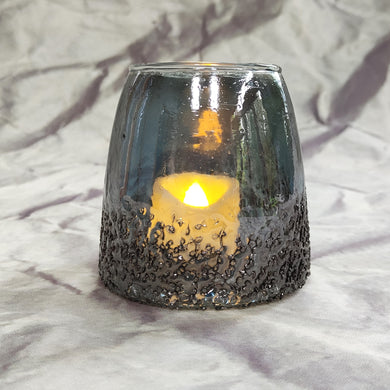 Parata Light & Living smoke blue candle holder