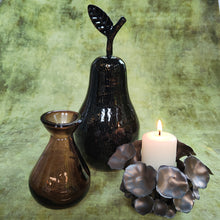 Pear ornament in dark bronze by Light & Living