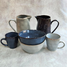 Glazed Ceramic Bowls ~ Inky Blue or Frosty Grey ~ Grand Illusions