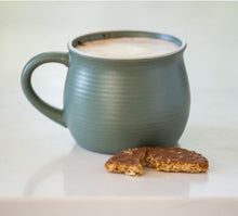 Stoneware Mugs in Four Earth Tones by Grand Illusions Laurel Green