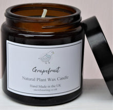 Brown Glass Pharmacy Jar Scented Candles ~ Heaven Scent ~ Grapefruit