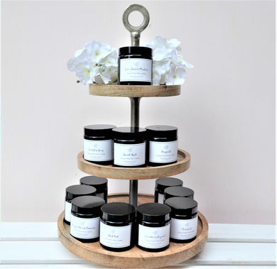 Brown Glass Pharmacy Jar Scented Candles ~ Heaven Scent