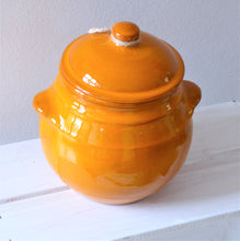Spanish Ceramic Storage Jars with Lids