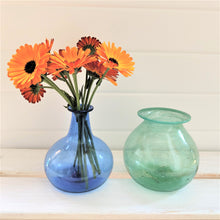 Recycled Glass Vases by Grand Illusions ~ Teal or Lapis Blue