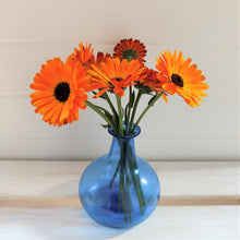 Recycled Glass Vases by Grand Illusions ~ Teal or Lapis Blue