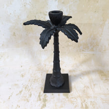 Black Palm Tree Candlestick ~ Taxa ~ inc black candle ~ by Light & Living