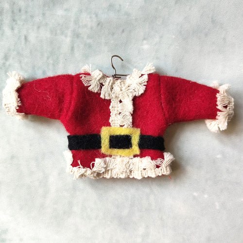 Originals Felt Santa Jumper / Jacket Hanging Christmas Tree Decoration