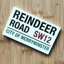 Four Christmas-themed street signs by Heaven Sends - Reindeer Road