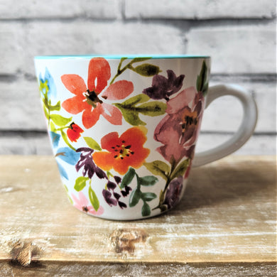 Bright Peonies Mug by Gisela Graham