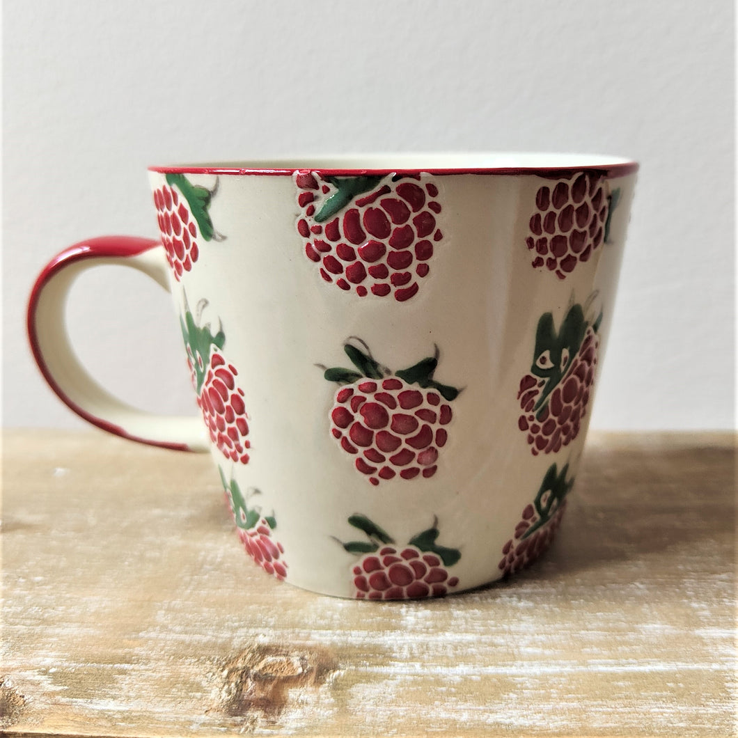 Raspberry Mug by Gisela Graham