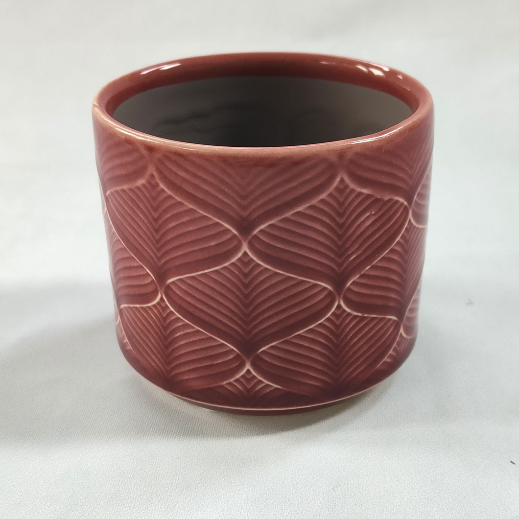gisela graham plant pot Mini Plant Pot Covers ~ Leaf, Wavy or Honeycomb Designs ~ Grey, Berry, – Snowbunting