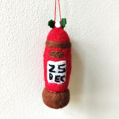 Felt Postbox Hanging Christmas Tree Decoration by Sass & Belle