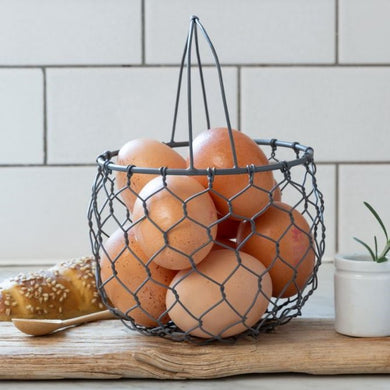 Small Wire Basket with Handles by Grand Illusions