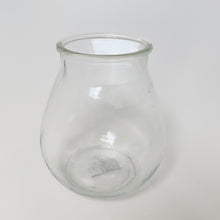 Large clear glass bulbous vase by Gisela Graham