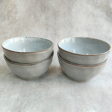 Glazed Ceramic Bowls ~ Inky Blue or Frosty Grey ~ Grand Illusions