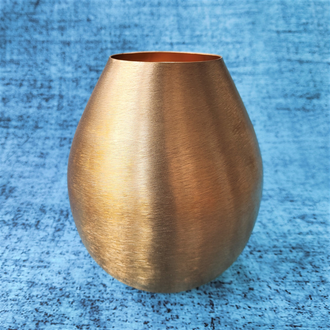 Matte Gold Vase by Sass & Belle