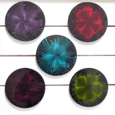Lacquer Starburst Coasters ~ Fair Trade ~ Namaste