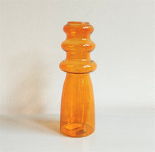 Orange Ripple Vase