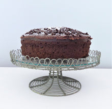 Vintage-Style Wire & Glass Cake Stand from Grand Illusions
