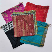 Drawstring Gift Bags made from Recycled Sari Fabric ~ Fair Trade ~ by Namaste